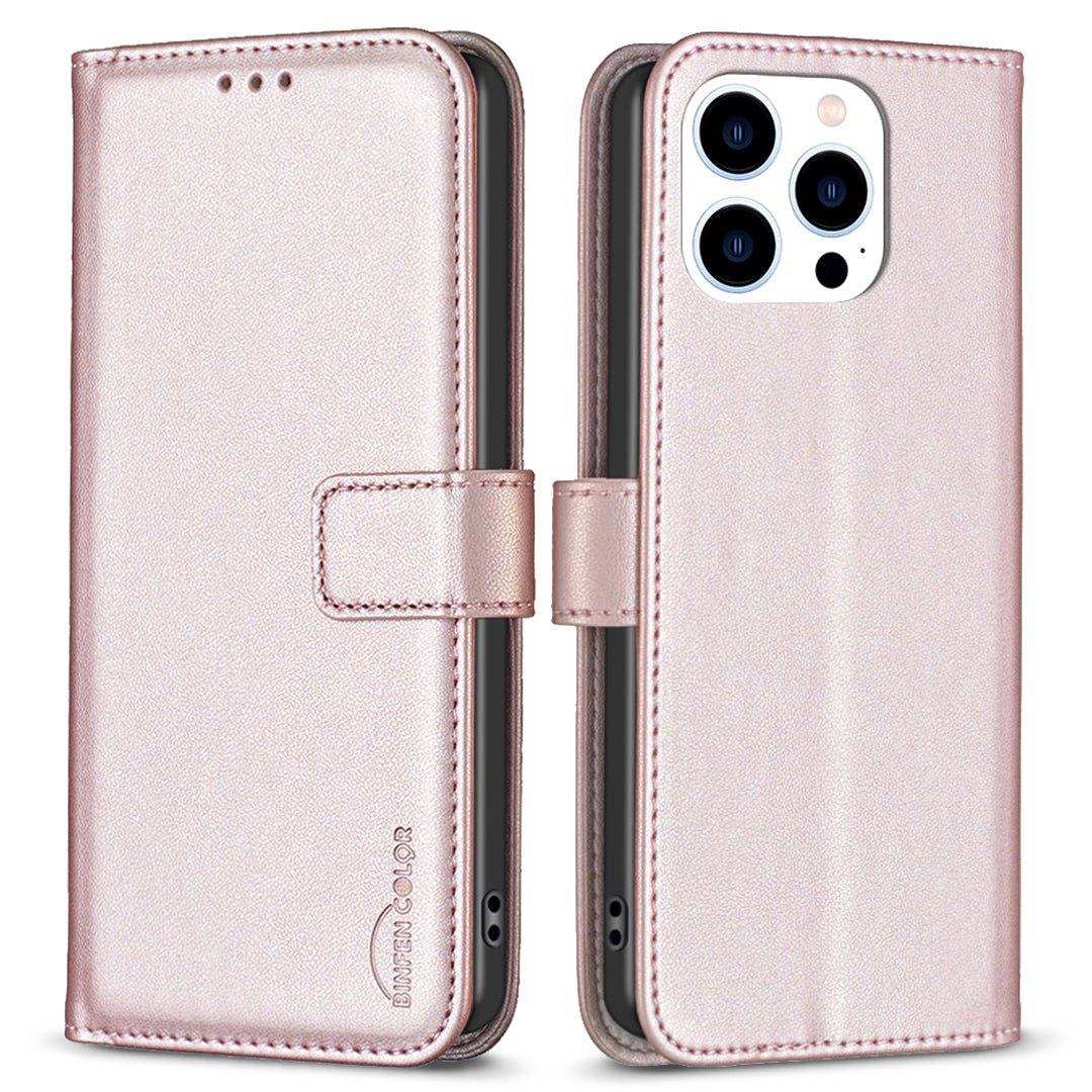 BINFEN COLOR BF17 For iPhone 14 Pro Max PU Leather Flip Wallet Case Folding Stand Phone Cover BINFEN COLOR BF17 For iPhone 14 Pro Max PU Leather Flip Wallet Case Folding Stand Phone Cover